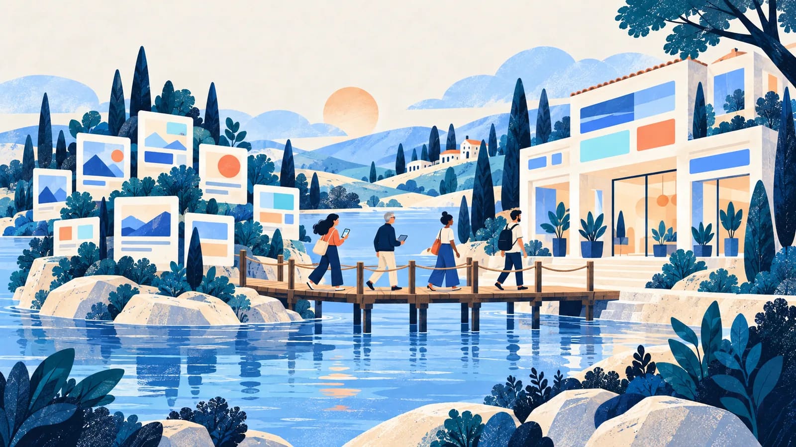 Le réseau social qui mène les visiteurs vers le site de l'architecte