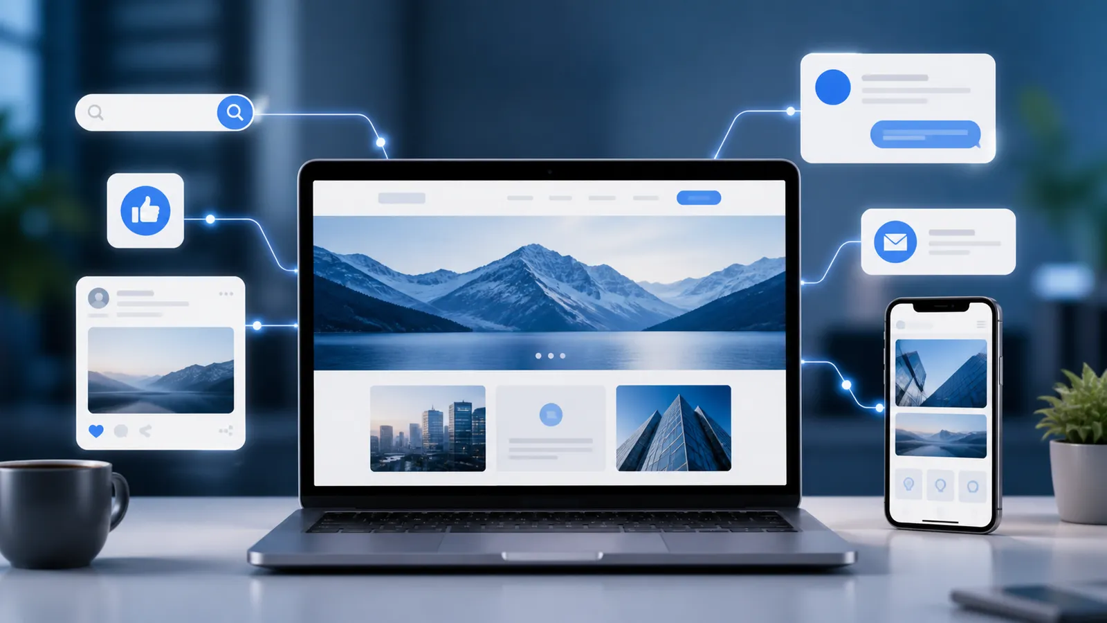 Votre site web au centre de votre stratégie digitale