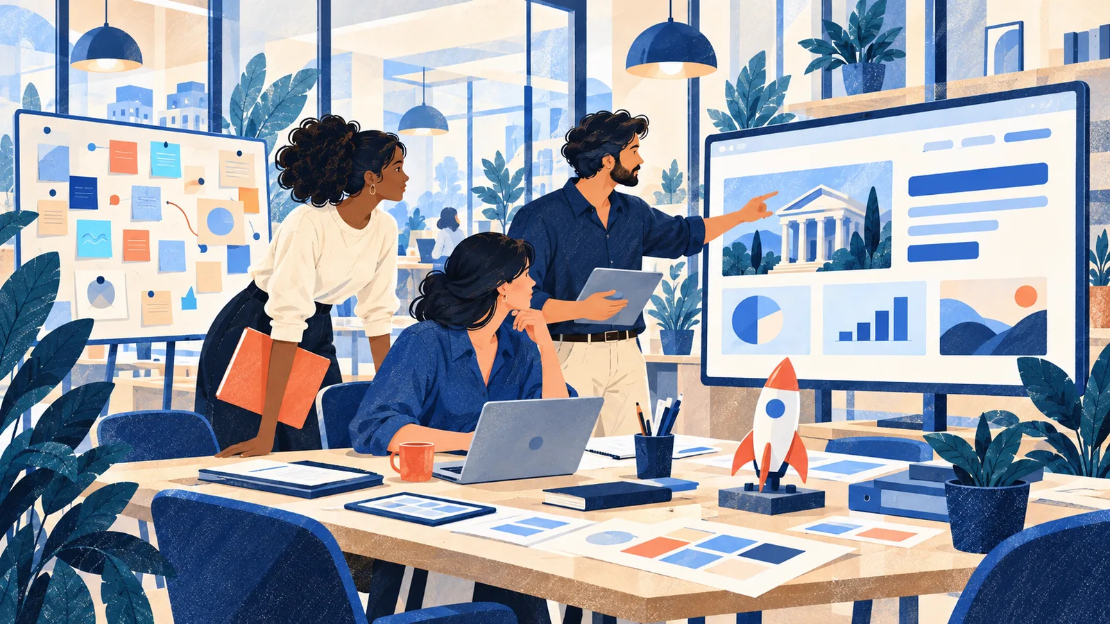 Fondateurs de startup qui choisissent leur expert-comptable en ligne