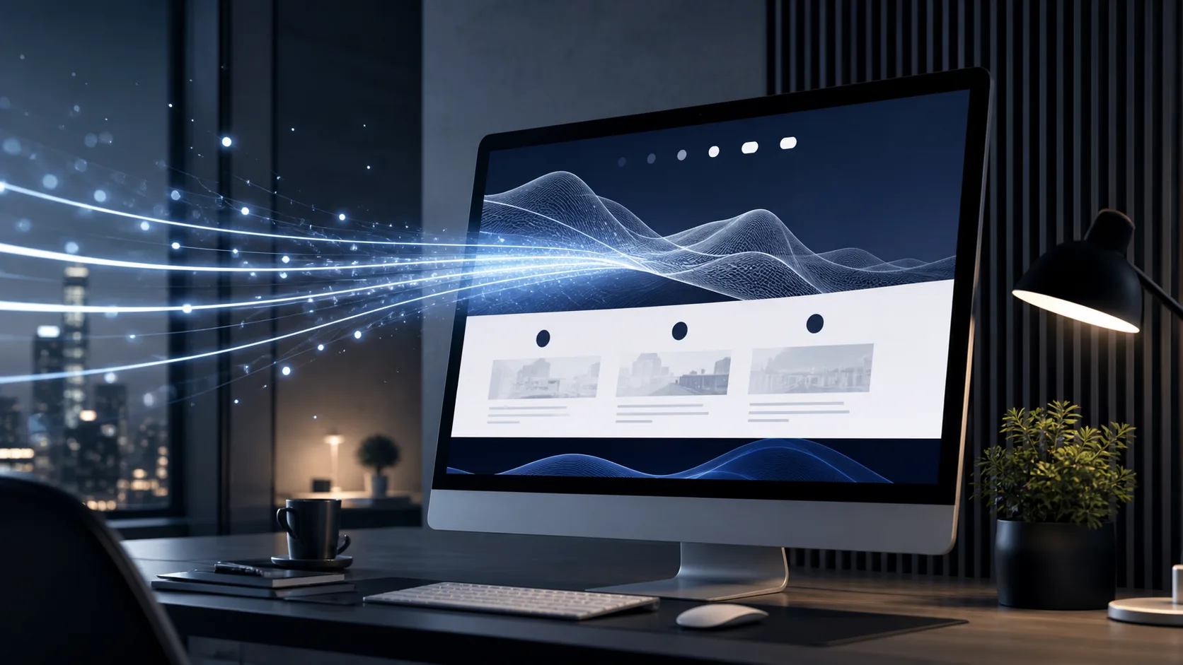 Visiteur d'un site web conçu sur mesure